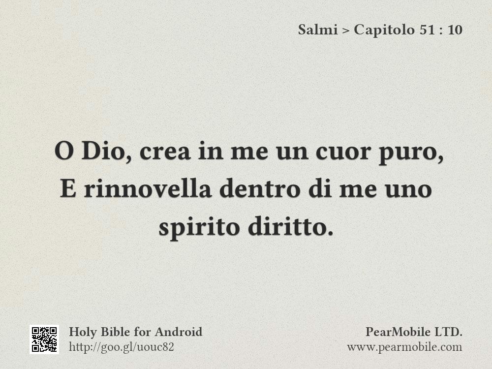 Salmi, Capitolo 51:10